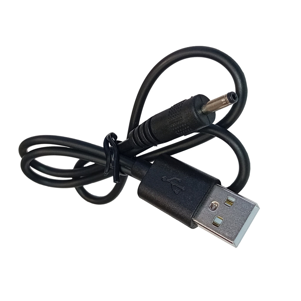 USB-Kabel zum Aufladen der neuen Version des Tesmed Max 830 mit Lithium-Ionen-Akku.