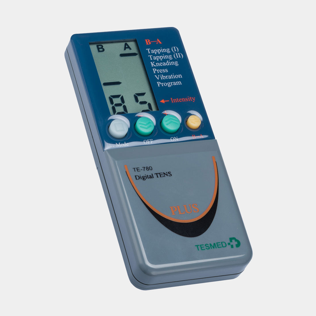 TESMED TE780 PLUS Muskel-Elektrostimulator: EMS, Ästhetik, TENS, Massage – gleichzeitige Verwendung von 8 Elektroden – 2/4 Kanäle