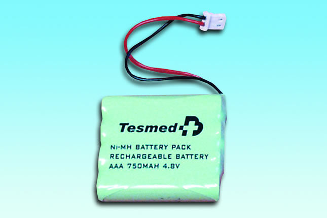 TESMED Batteria ricaricabile per MAX 5, MAX 7.8 Power e MAX 830 con batteria ni-mh